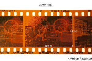 Negative 35 mm Film Strip