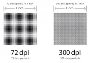 300 Vs 72 DPI